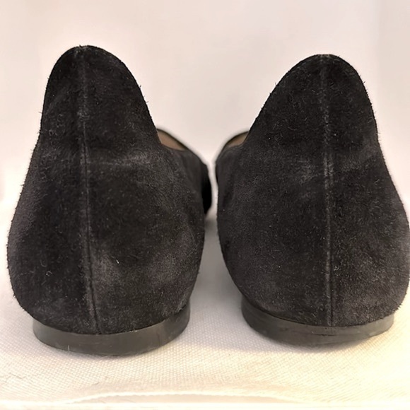 M. Gemi The Gia Black Suede Leather Flats Size 40.5 - GUC - Picture 4 of 13